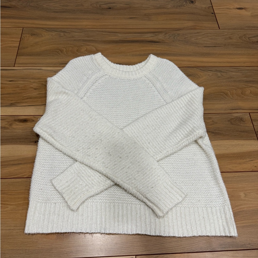 a new day Cream Crew Neck Sweater